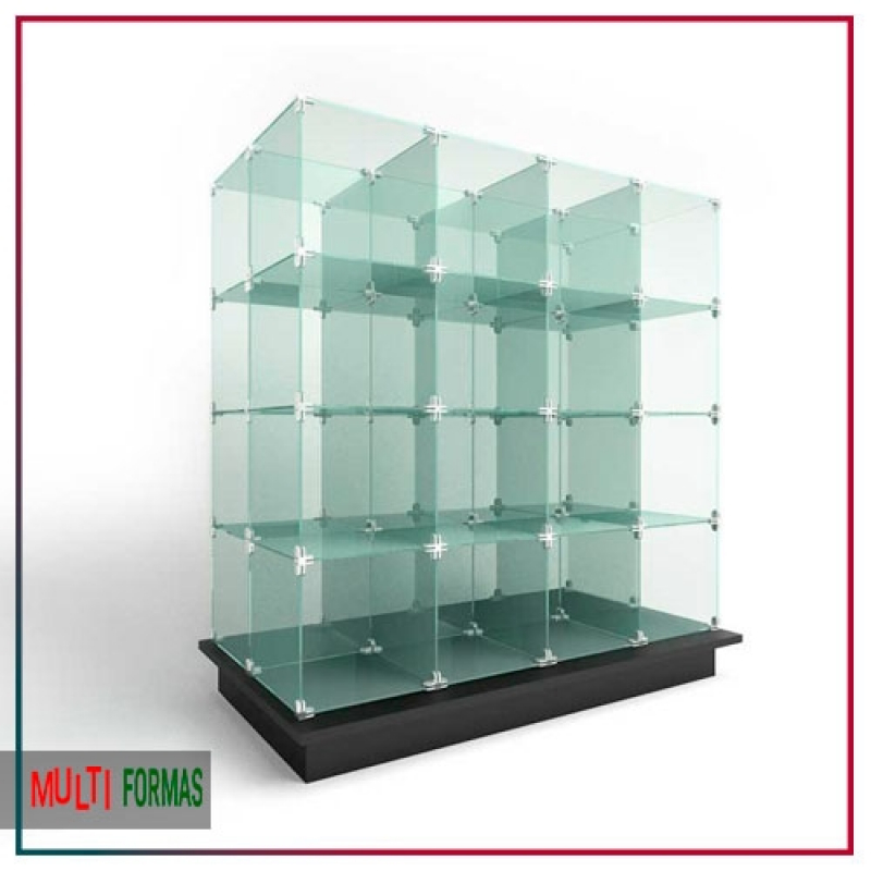 Balcão de Vidro para Armarinho Preço Aricanduva - Balcão de Vidro com Caixa para Loja