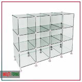 balcão de vidro modulados Vila Prudente balcão de vidro modulados Vila Prudente